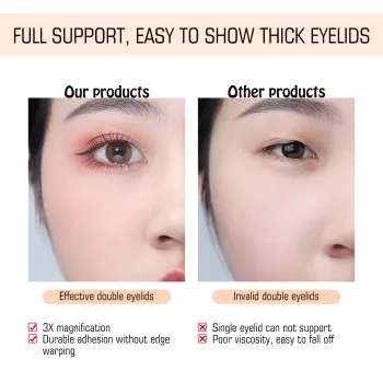 Jaysuing Eyelid Sticker Invisible Big Eye Lift Eyelid Patch Jaysuing Eyelid Sticker Invisible Big Eye Lift Eyelid Patch