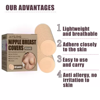 Jaysuing Nipple Breast Covers Round Jaysuing Nipple Breast Covers Round