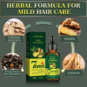 Jaysuing Ginger Hair Essence Hair Care Essential Oil Jaysuing Ginger Hair Essence Hair Care Essential Oil