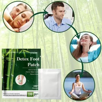 Jaysuing Natural Bamboo Vinegar Foot Patch Jaysuing Natural Bamboo Vinegar Foot Patch