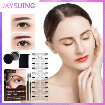 Jaysuing Eyebrow Stamp Stencil Kit for Bushy Eyebrows Jaysuing Eyebrow Stamp Stencil Kit for Bushy Eyebrows