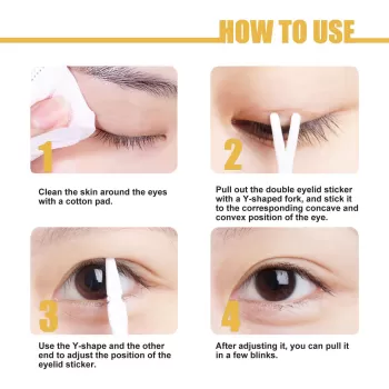Jaysuing Invisible Eyelid Sticker Self-Adhesive Jaysuing Invisible Eyelid Sticker Self-Adhesive