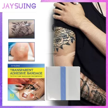 Jaysuing Transparent Adhesive Bandage Tattoo Care Bandages Waterproof Jaysuing Transparent Adhesive Bandage Tattoo Care Bandages Waterproof