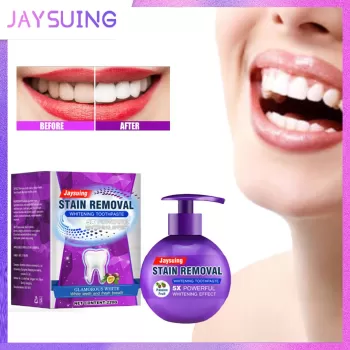 Jaysuing Stain Removal Whitening Toothpaste 5X Powerful Jaysuing Stain Removal Whitening Toothpaste 5X Powerful
