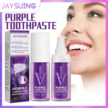 Jaysuing Purple Corrector Toothpaste Whitening Jaysuing Purple Corrector Toothpaste Whitening
